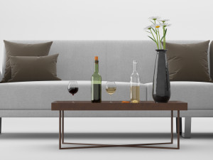 sectional sofa portland 2 Model 3D