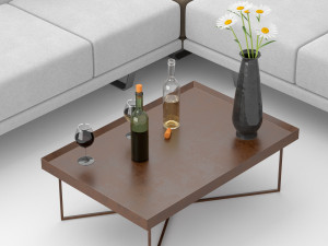 sectional sofa portland 2 Model 3D