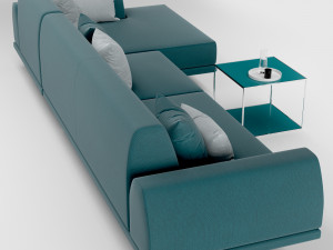 sectional sofa portland 4 3D मॉडल