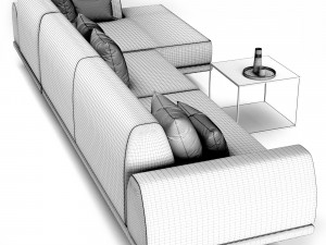 sectional sofa portland 4 3D मॉडल