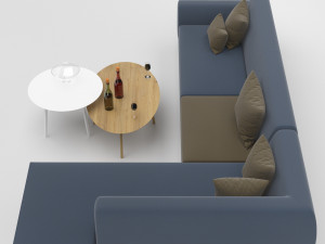 sectional sofa portland 3 3Dモデル