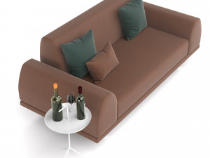 portland 2 seater sofa 3D Модель