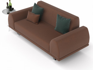 portland 2 seater sofa 3D Модель