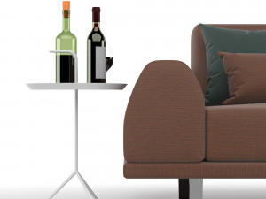 portland 2 seater sofa 3D Модель