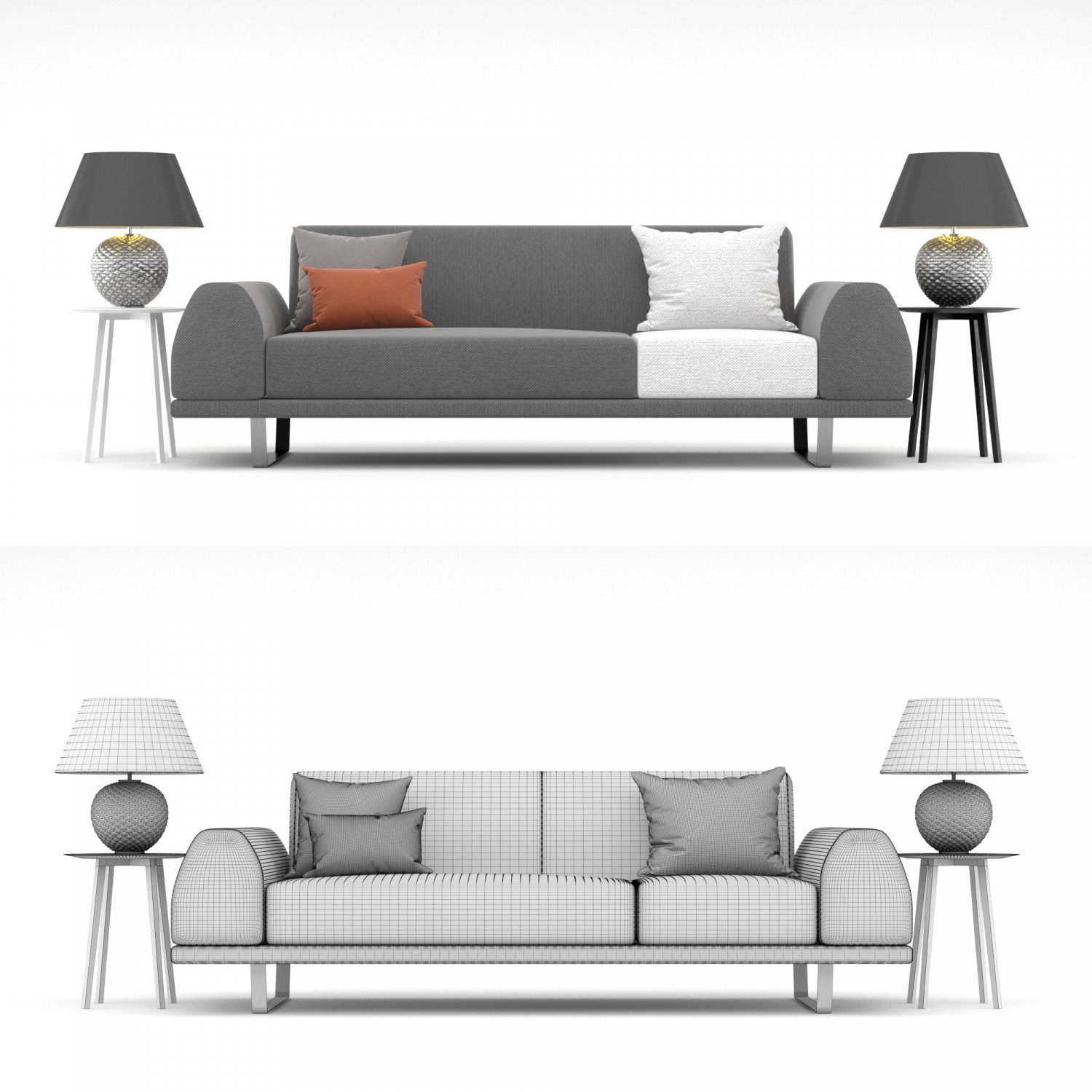 Portland 2 5 Seater Sofa 3d Model In Sofa 3dexport