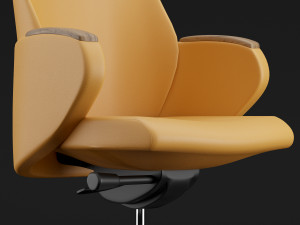modern leather office chair 3D-Modell