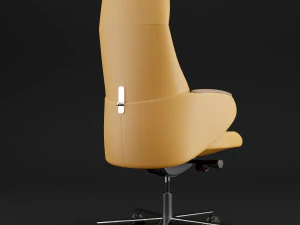 modern leather office chair 3D Model