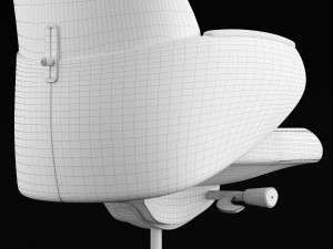 modern leather office chair 3D-Modell