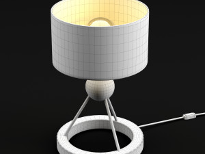 table lamp 3D मॉडल