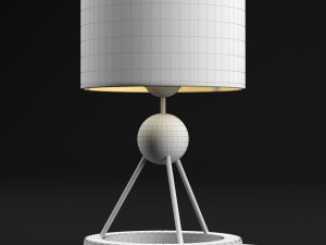 table lamp 3D मॉडल