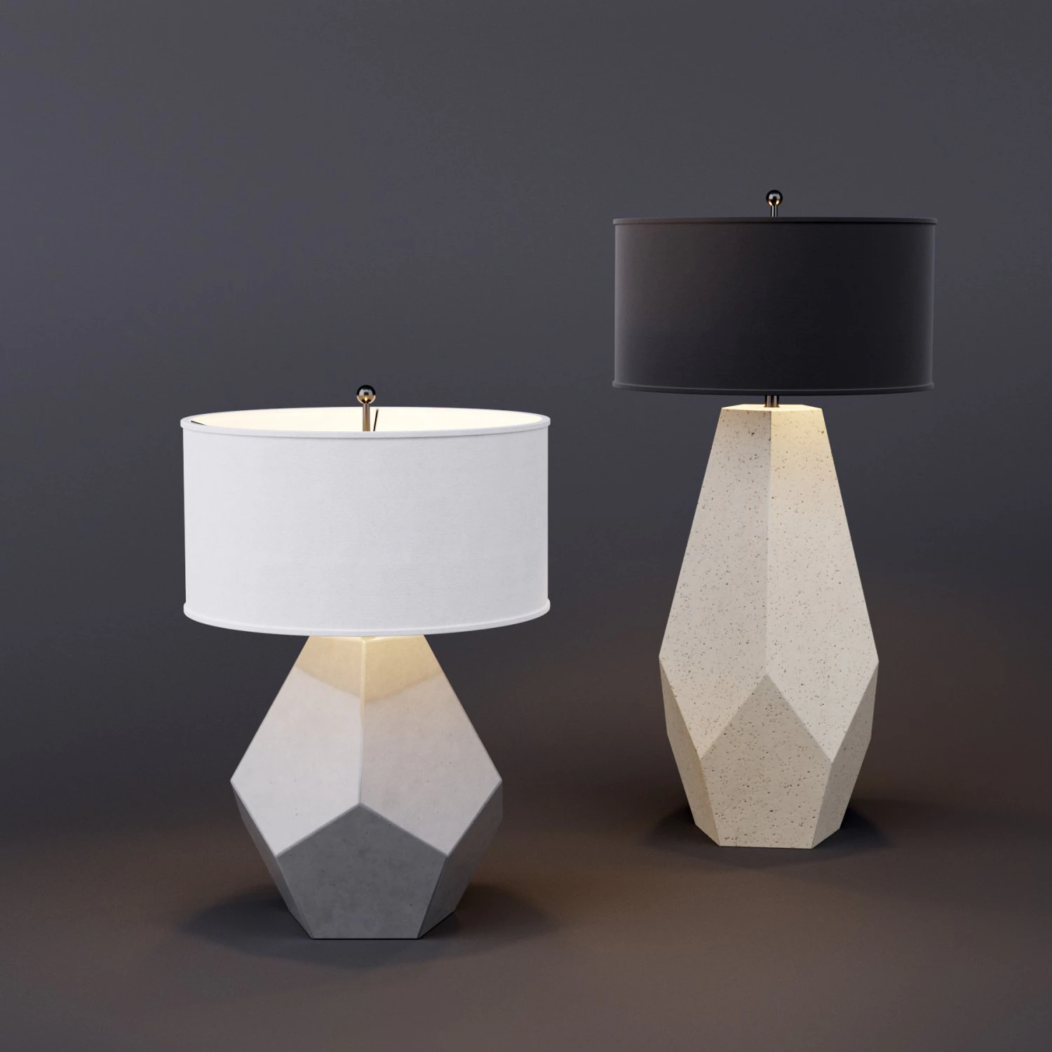 modern table light 3D Model .c4d .max .obj .3ds .fbx .stl .blend 