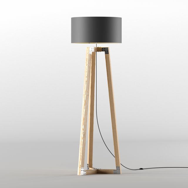 modern stand light Modello 3D .c4d .max .obj .3ds .fbx .stl .blend