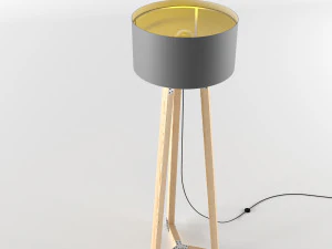 luz de suporte moderna Modelo 3D