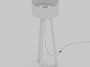 luz de suporte moderna Modelo 3D