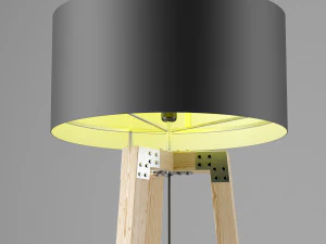 luz de suporte moderna Modelo 3D