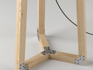 modern stand light Modello 3D