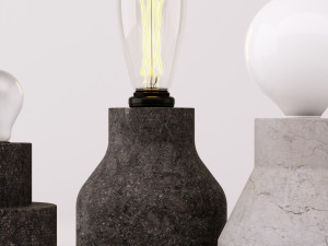 table lamps set 2 3Dモデル