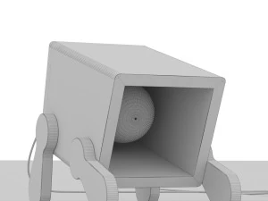 modern polywood table light 3D Model