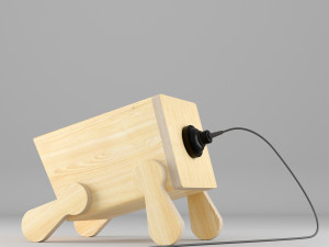 modern polywood table light 3Dモデル