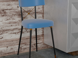 cabinet whith decor 2 3D 모델