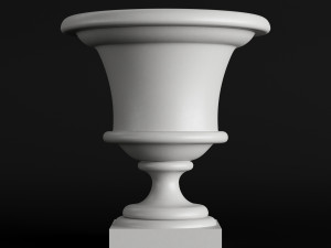 classic vase set 1 3D 模型