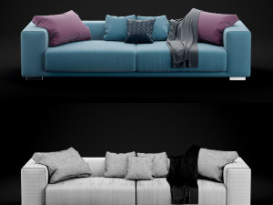 modern sofa Model 3D