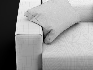 modern sofa Model 3D
