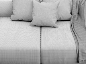 modern sofa Model 3D