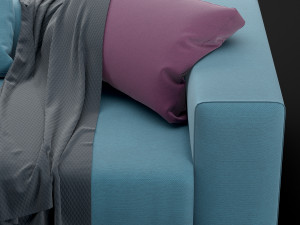 modern sofa Model 3D