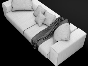 modern sofa Model 3D