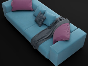 modern sofa Model 3D
