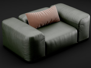 leather armchair 3D Модель