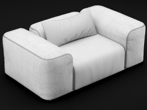 leather armchair 3D Model