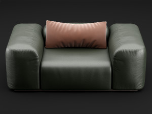 leather armchair 3D Model