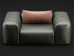 leather armchair 3D Model