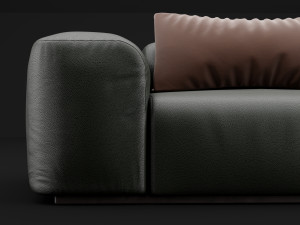 leather armchair 3D Model