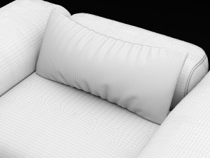 leather armchair 3D Model