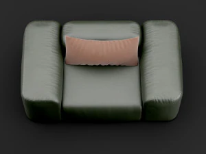 leather armchair 3D Model