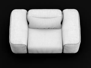 leather armchair 3D Model