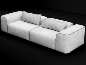 leather sofa 3D 모델