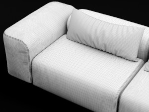 leather sofa 3D 모델