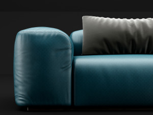 leather sofa 3D 모델