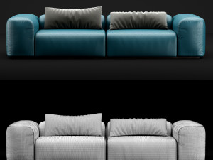 leather sofa 3D 모델