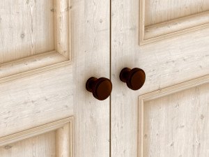 wood warderobe 3D Model