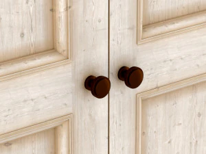 wood warderobe 3D Model