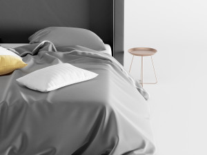 modern bed 3 Model 3D