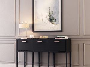console table whith decor 3D Model