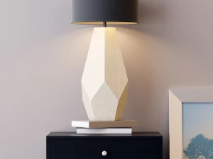 comode with decor 2 3D Model