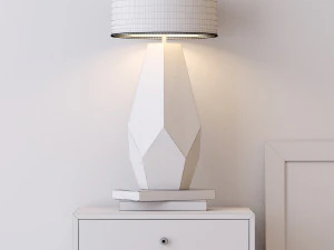 comode with decor 2 3D Model