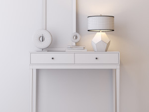 console table whith decor 5 3D-Modell